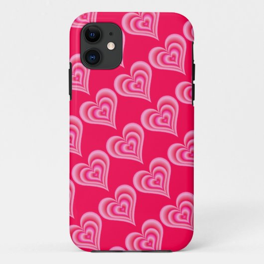 Valentinsche Herzklopfen Case-Mate iPhone Hülle (Rückseite)