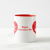 Valentinsche Liebe Herz Tasse (Mittel)
