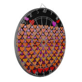 Valentinschlange Dartscheibe (Vorderseite Links)