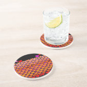 Valentinschlange Getränkeuntersetzer (Seite)