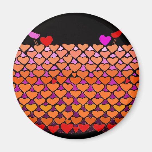 Valentinschlange Magnet (Vorne)