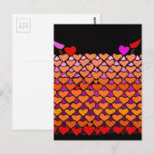 Valentinschlange Postkarte (Vorne/Hinten)