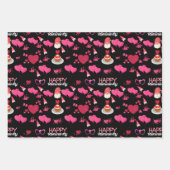 Valentinschleifpapier Geschenkpapier Set (Vorderseite)