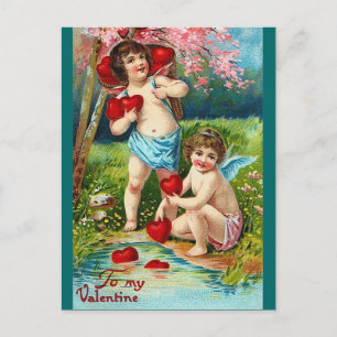 Valentinsengel Feiertagspostkarte