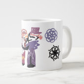 Valentinsfreude Jumbo-Tasse (Vorderseite Rechts)