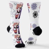Valentinsfreude Socken (Gewinkelt)