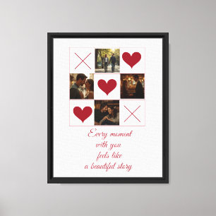 Valentinsgeschenk – Romantische Wandkunst für Paar Leinwanddruck