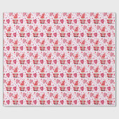 Valentinsgnome Geschenkpapier (Flach)