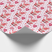 Valentinsgnome Geschenkpapier (Ecke)