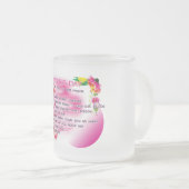 Valentinsgruß 2026 Glas Tasse (VorderseiteRechts)
