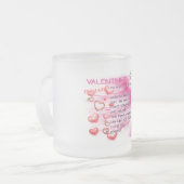 Valentinsgruß 2026 Glas Tasse (Vorderseite Links)