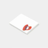 Valentinsgruß-Anmerkungen Post-it Klebezettel (angewinkelt)