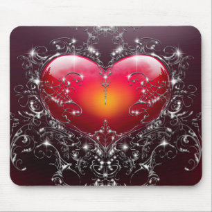 Valentinsgruß-Auflage Mousepad