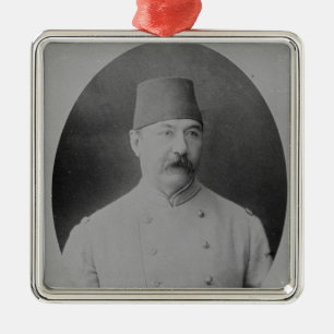 Valentinsgruß-Bäcker Silbernes Ornament