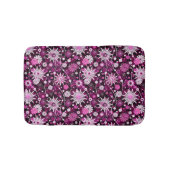 Valentinsgruß-Blumenmuster Badematte (Vorderseite)