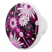 Valentinsgruß-Blumenmuster Keramikknauf (Rechts)