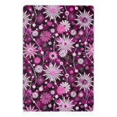 Valentinsgruß-Blumenmuster Mini Klemmbrett (Rückseite)