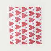 Valentinsgruß-Chic-Muster Wandteppich (Vorderseite)