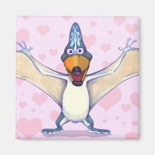 Valentinsgruß-Dino-Magnet Magnet