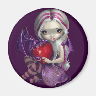 "Valentinsgruß-Drache-" Magnet