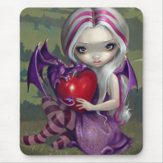 "Valentinsgruß-Drache" Mousepad