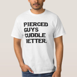 VALENTINSGRUSS: DURCHBOHRTE Typen streicheln T-Shirt