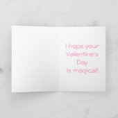 Valentinsgruß-Einhorn-Karte Feiertagskarte (Innenseite)