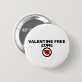 Valentinsgruß-Freihafengebiet Button (Vorne & Hinten)
