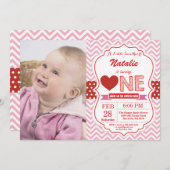 Valentinsgruß-Geburtstag unser kleiner Schatz Einladung (Vorne/Hinten)