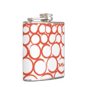 Valentinsgruß gemaltes XOXO Flachmann (Rechts)