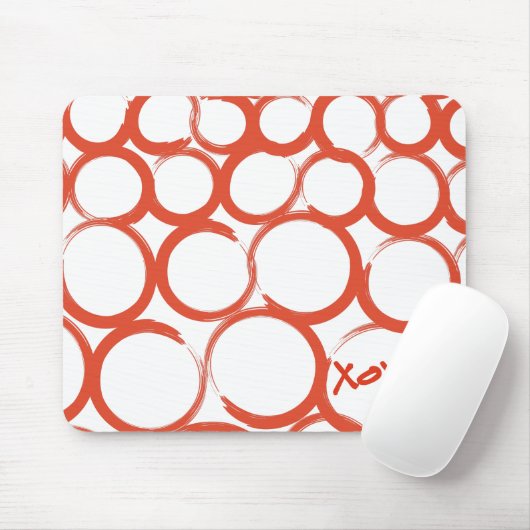 Valentinsgruß gemaltes XOXO Mousepad (Mit Mouse)