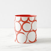 Valentinsgruß gemaltes XOXO Zweifarbige Tasse (Mittel)