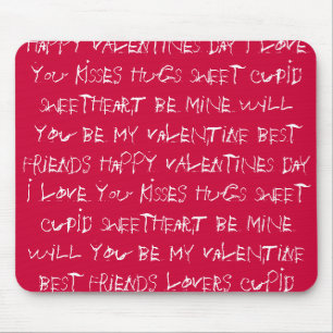 Valentinsgruß-Geschenk-Ideen für Männer und Fra Mousepad