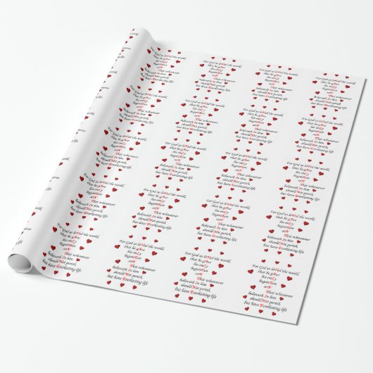 Valentinsgruß-glattes Packpapier, 2' x 6' Rolle Geschenkpapier (Ungerollt)
