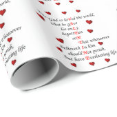 Valentinsgruß-glattes Packpapier, 2' x 6' Rolle Geschenkpapier (Rolleneckpunkt)