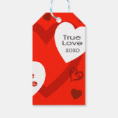 Valentinsgruß-Herz-Geschenk-Umbau Geschenkanhänger (Rückseite)