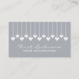 Valentinsgruß-Herzgewohnheits-Visitenkarten Visitenkarte