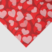 Valentinsgruß-Herzmuster-Seidenpapier Seidenpapier (Detail)