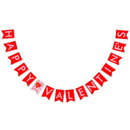 Valentinsgruß ist meiner die roten Herzen, die Wimpelkette