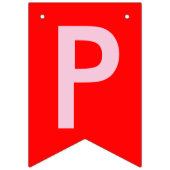 Valentinsgruß ist meiner die roten Herzen, die Wimpelkette (Dritte Fahne)