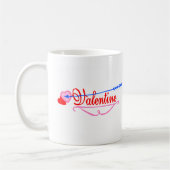 Valentinsgruß Kaffeetasse (Links)