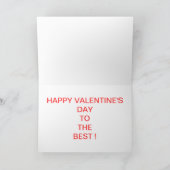 Valentinsgruß-Karte Feiertagskarte (Innenseite)