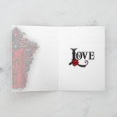 Valentinsgruß-Karte Feiertagskarte (Innenseite)