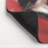 Valentinsgruß-Katze Mousepad (Ecke)