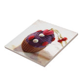Valentinsgruß-kleiner Kuchen Fliese (Seite)