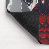 "Valentinsgruß-Maskerade" Mousepad (Ecke)