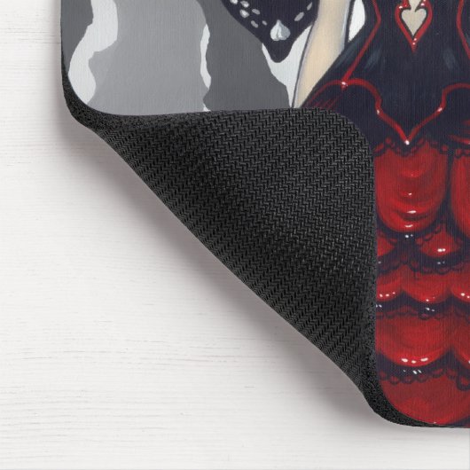"Valentinsgruß-Maskerade" Mousepad (Ecke)