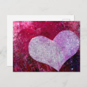 Valentinsgruß mit Rumi Feiertagspostkarte (Vorne/Hinten)