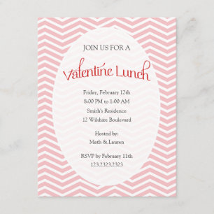 Valentinsgruß-Mittagessen Einladung