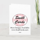 Valentinsgruß-Mitteilung Feiertagskarte (Rückseite)